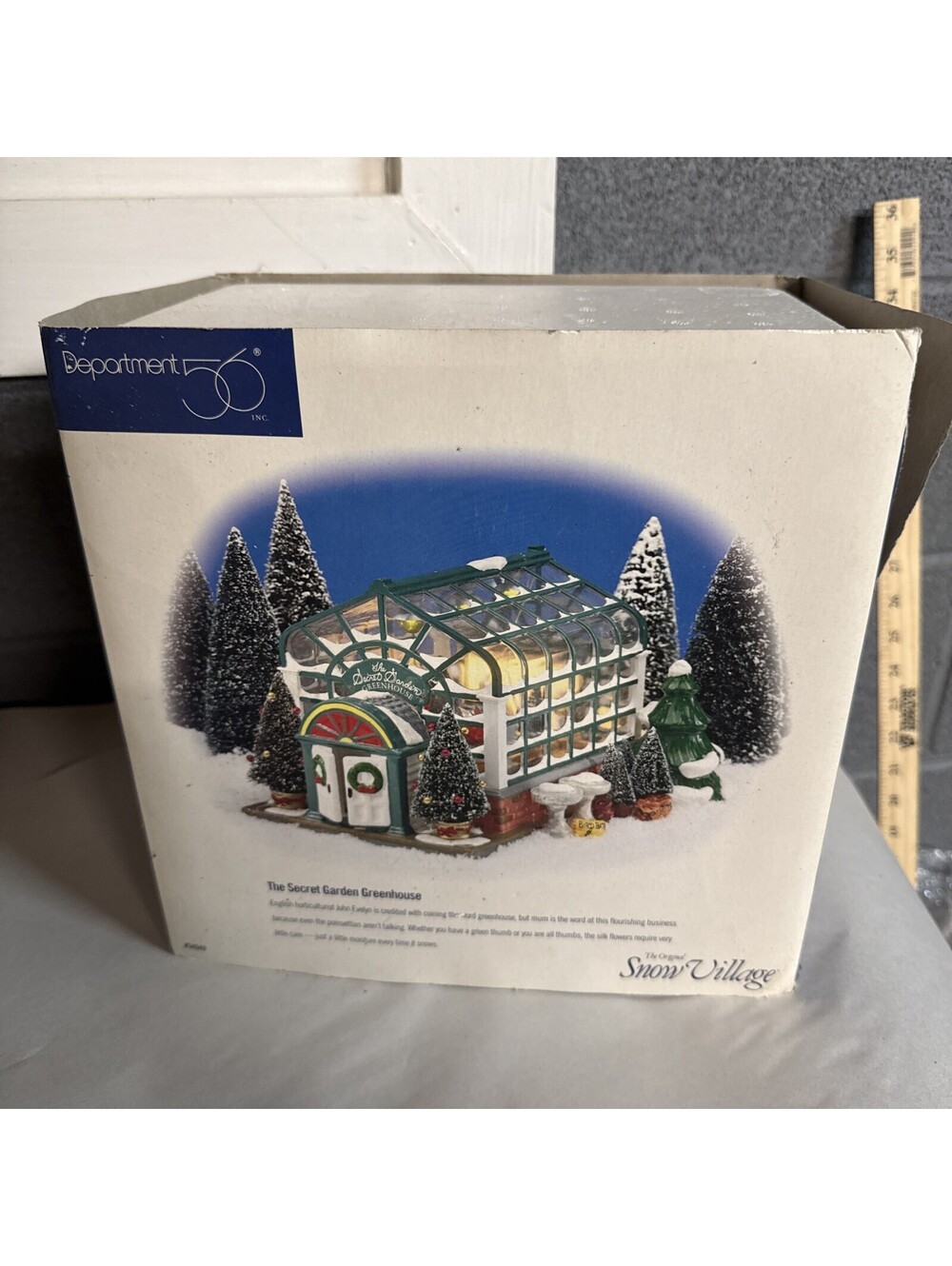 Dept56 Snow Village The Secret Garden Greenhouse 56.54949 WORKS